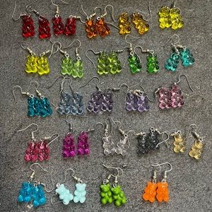 Gummy bears earrings 🧸 10$ for any 5 pairs